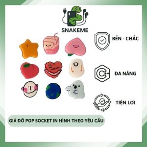 Giá đỡ điện thoại pop socket in theo yêu cầu