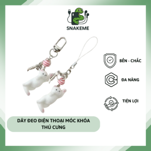 Dây đeo điện thoại móc khóa thú cưng Snakeme – Vừa tiện lợi, vừa đáng yêu! – Vừa tiện lợi, vừa đáng yêu!