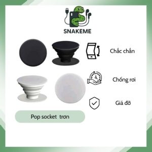 Giá đỡ điện thoại pop socket trơn