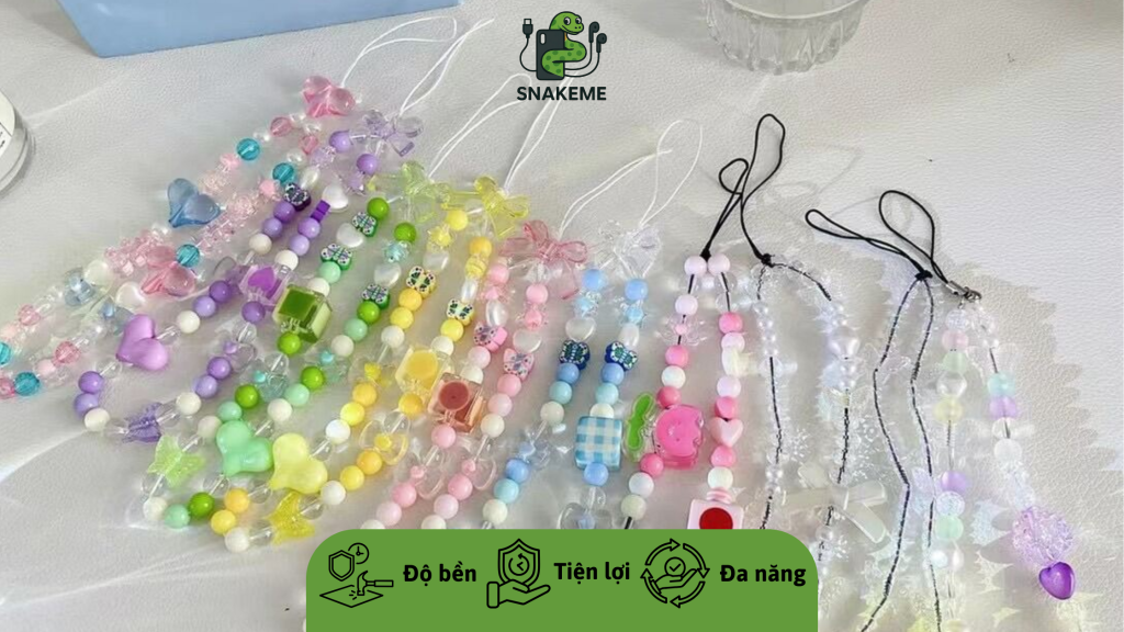 Mẫu dây đeo điện thoại DIY đẹp