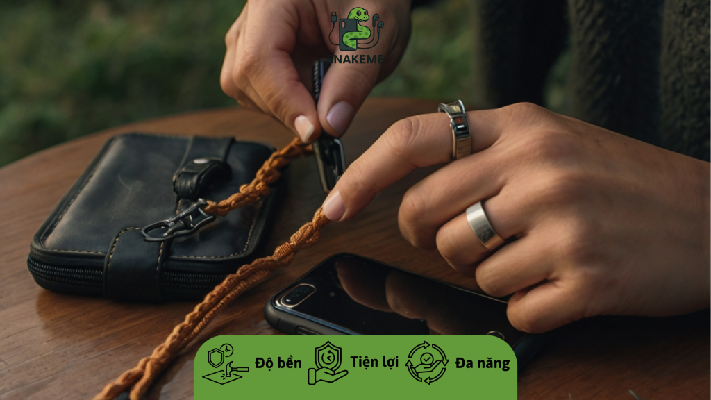 Cách bảo quản dây đeo điện thoại len