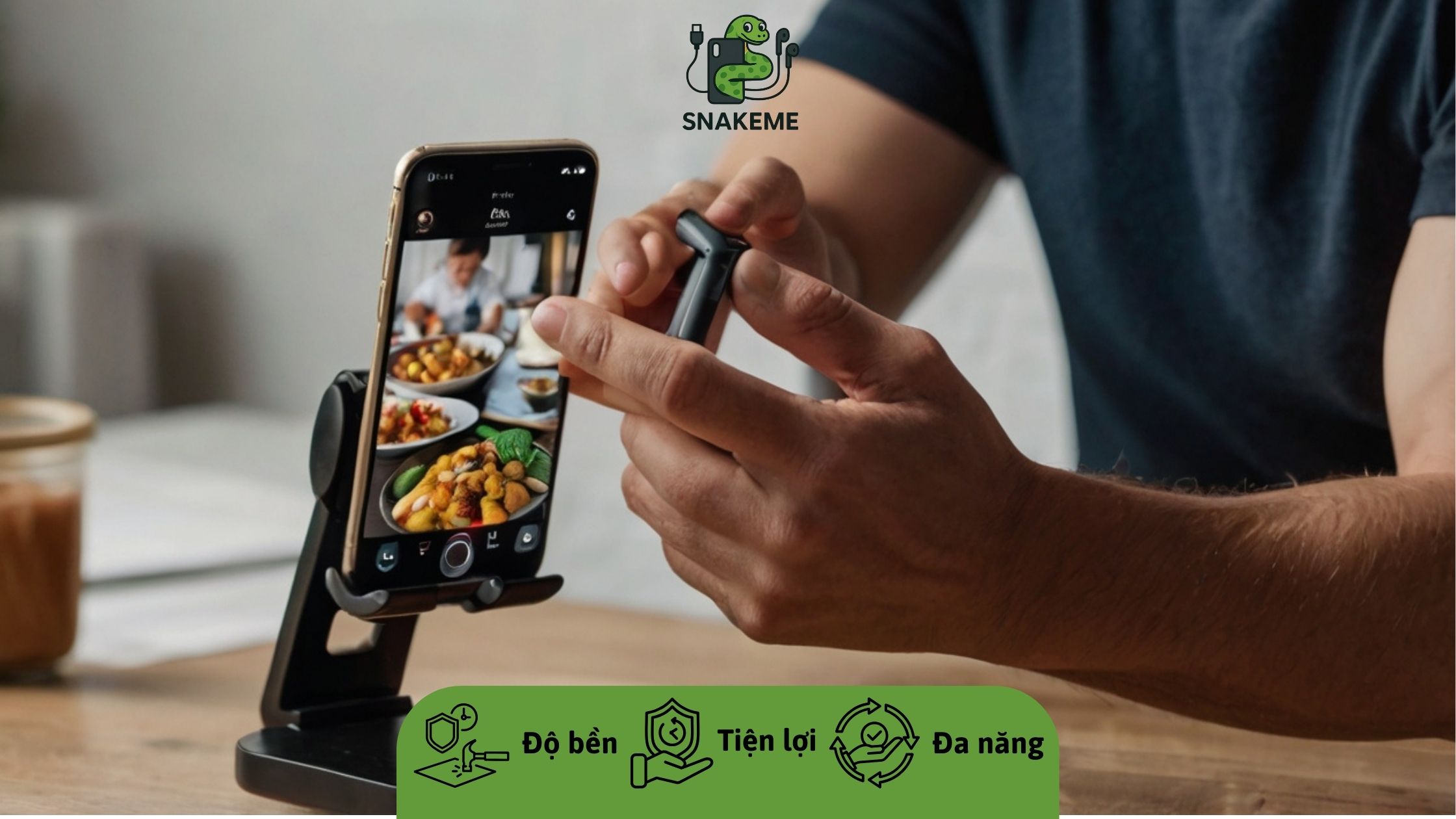 Các lợi ích khi sử dụng giá đỡ điện thoại, giúp bạn quyết định mua giá đỡ điện thoại ở đâu.