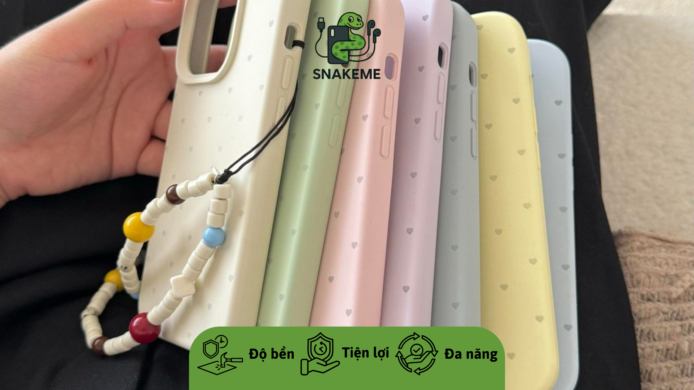 Ốp lưng iPhone cute màu pastel