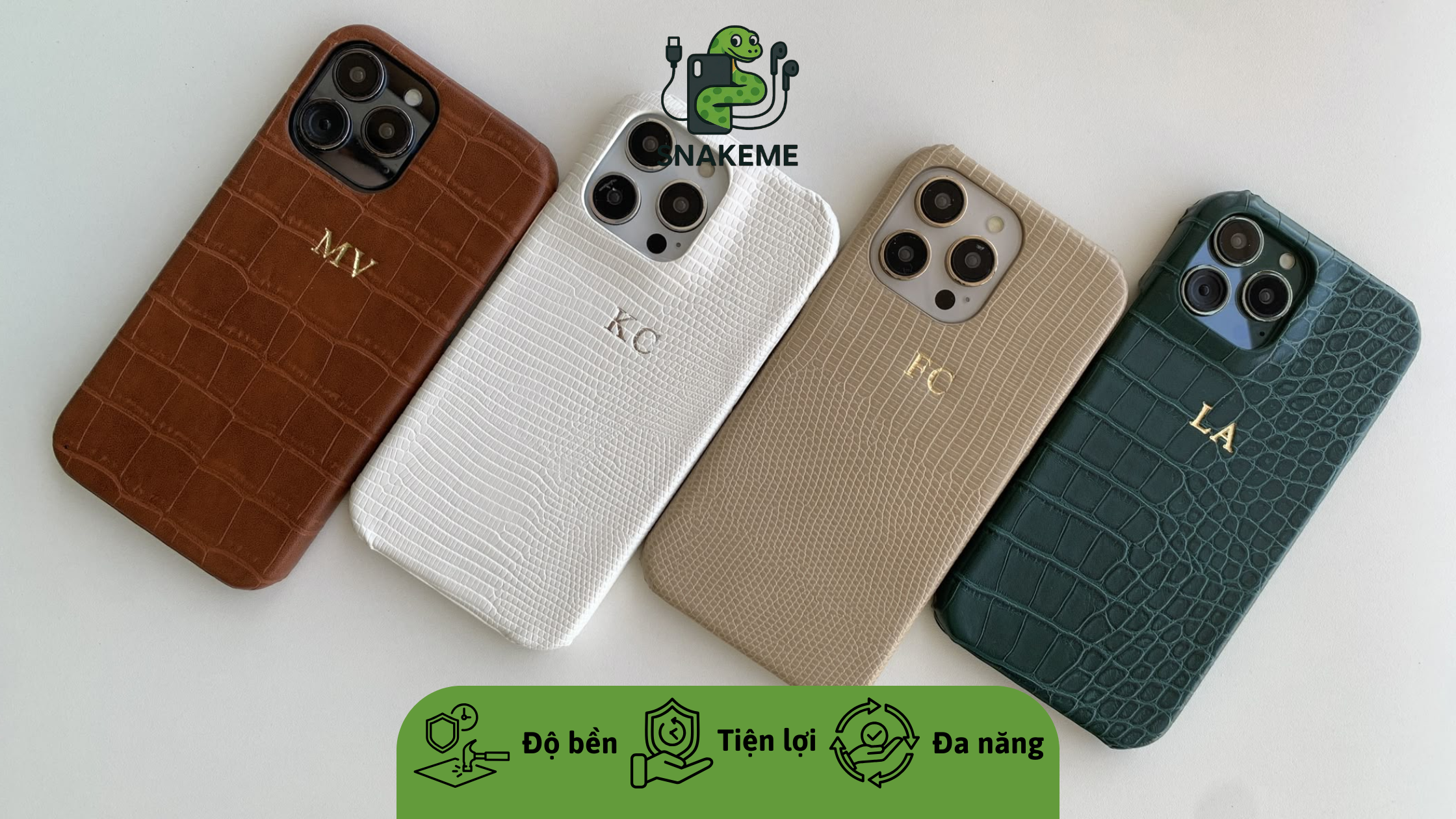 Cận cảnh ốp lưng iPhone da thật