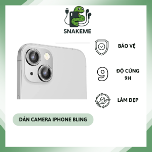 Kính cường lực nhũ kim tuyến bảo vệ Camera Iphone 11 - Iphone 16Pro/Pro Max
