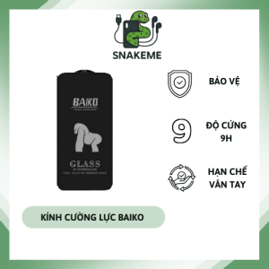 Kính Cường Lực Iphone BAIKO KingKong Full Màn có màng loa