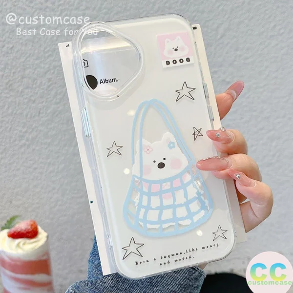 Ốp Lưng Iphone16promax/15promax/14pro Hình Gấu Cute Chống Sốc - Ảnh 2