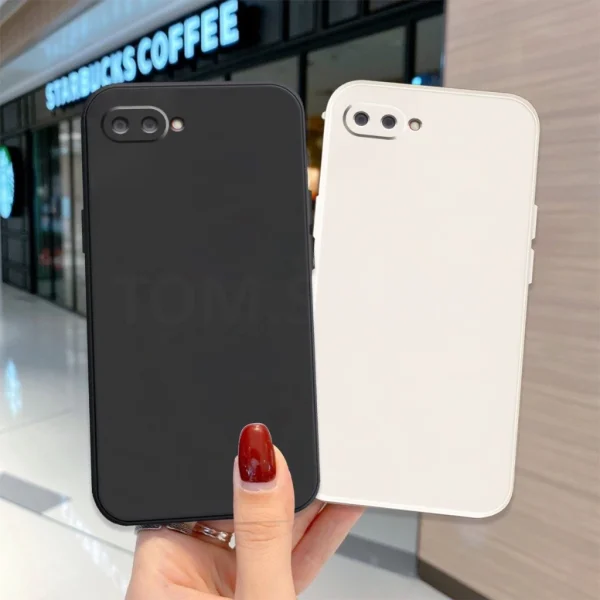 Ốp lưng Realme viền vuông góc cạnh
