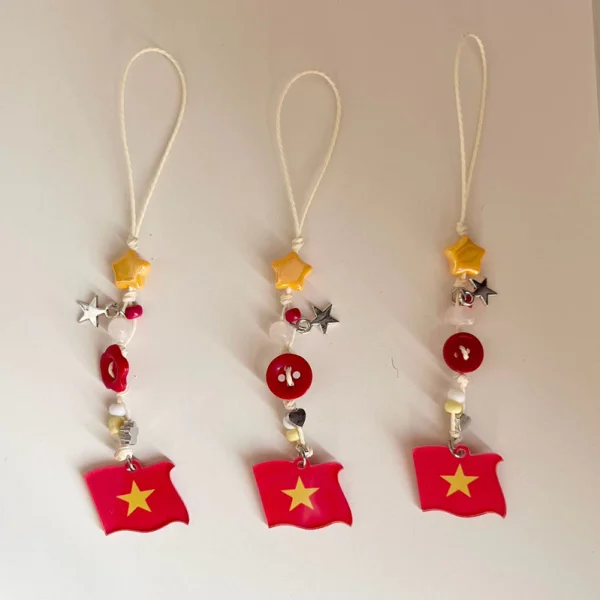Dây đeo handmade cho điện thoại, thiết kế thủ công đẹp mắt – tiện dụng khi đi chơi, du lịch, phù hợp mọi phong cách. - Ảnh 2